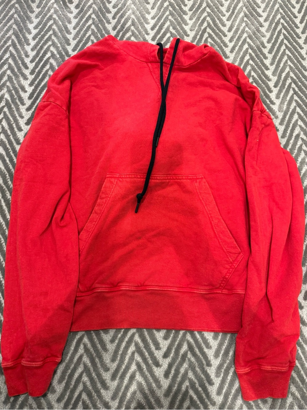 Splits59 Red Hoodie with Black Drawcord